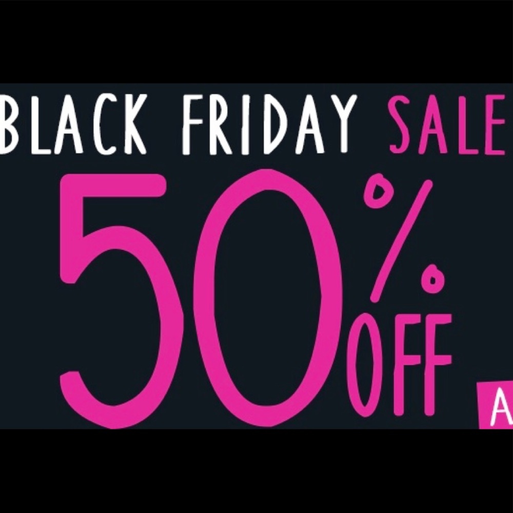 Black Friday 50% Off